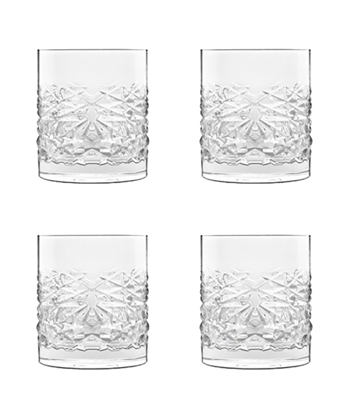 Luigi Bormioli Mixology Textures D.O.F. Vandglas/Whiskyglas 38 cl 4 stk.