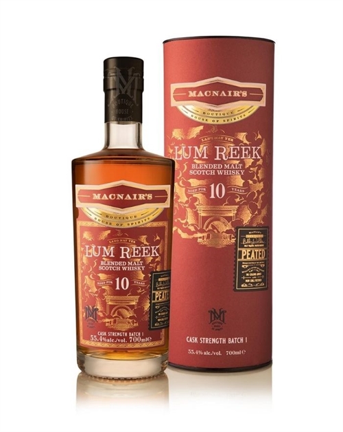 MacNairs Lum Reek 10 år Small Batch Blended Malt Scotch Whisky