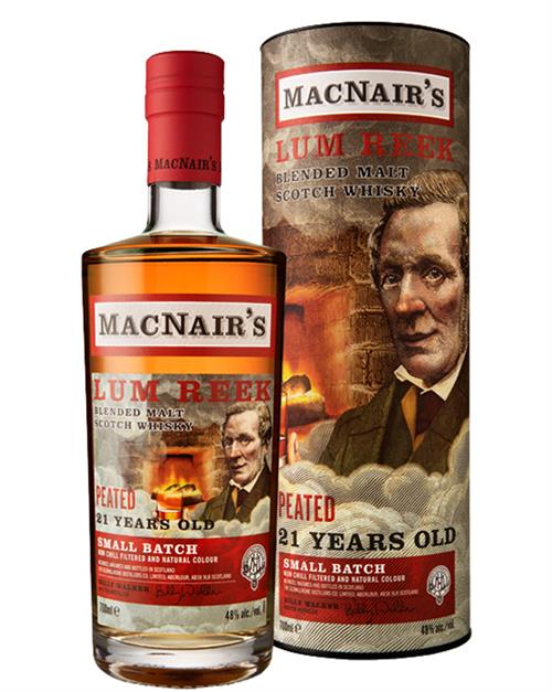 MacNair\'s Lum Reek 21 år Small Batch Blended Malt Scotch Whisky 48%