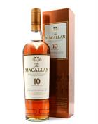 Macallan 10 år Sherry Oak Cask Single Speyside Malt Scotch Whisky 40%
