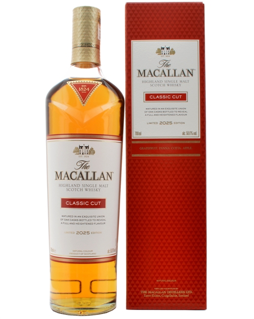 Macallan Classic Cut 2025 Limited Edition Highland Single Malt Scotch Whisky 70 cl 50,6%