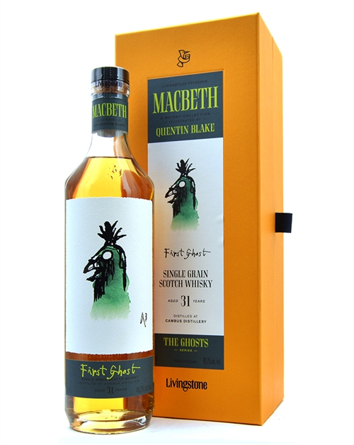 Macbeth First Ghost 31 år Cambus Single Grain Scotch Whisky 70 cl 46,2%