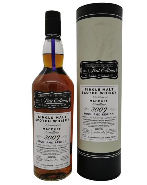 Macduff 2009 The First Edition 14 år Highland Single Malt Scotch Whisky 70 cl 58,4%