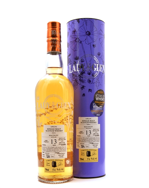 Macduff 2009/2022 Lady of the Glen 13 år Single Highland Malt Scotch Whisky 70 cl 57,6%