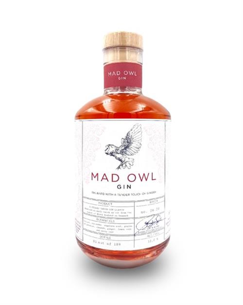 Mad Owl Rhubarb/Ginger Handcrafted Small Batch Danish Gin Likør 50 cl 32%