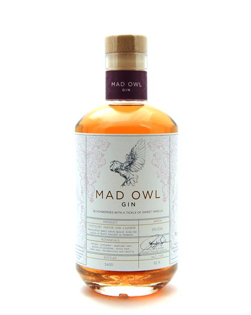 Mad Owl Blackberries Handcrafted Small Batch Danish Gin Likør 50 cl 32%