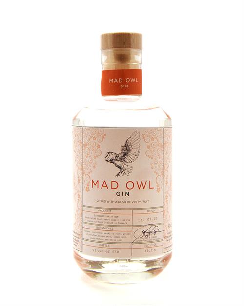 Mad Owl Citrus Handcrafted Small Batch Danish Gin 50 cl 46,5%