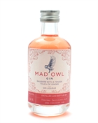 Mad Owl Miniature Rhubarb/Ginger Handcrafted Danish Gin Likør 5 cl 32%