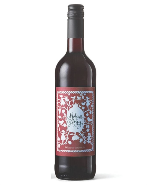 Malenes Gløgg Rød Etiket Æblegløgg Alkohofri Økologisk Dansk Gløgg af Malene Smidt Hertz 75 cl 