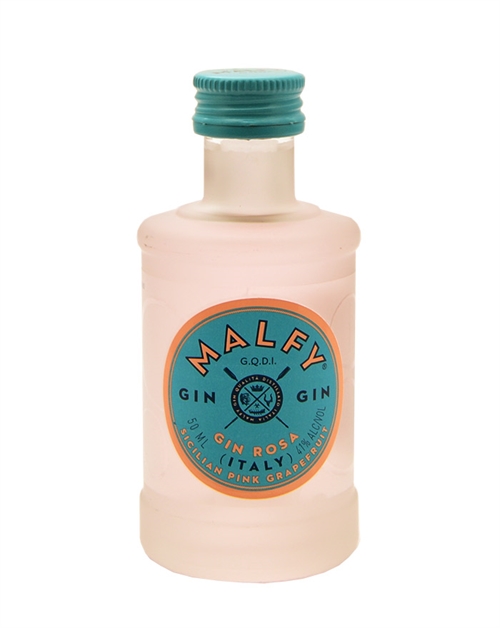 Malfy Miniature Rosa Pink Grapefrugt MAT BOTTLE Italien Gin 5 cl 41%