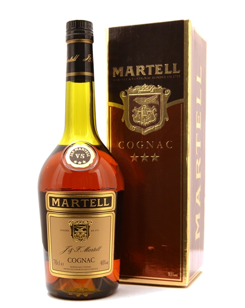 Martell VS Old Version 80\'erne Grande Fine Fransk Cognac 70 cl 40%