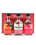 Masons Miniature Gavesæt The Perfect Tasting Trio Dry Yorkshire Gin 3x5 cl 42%