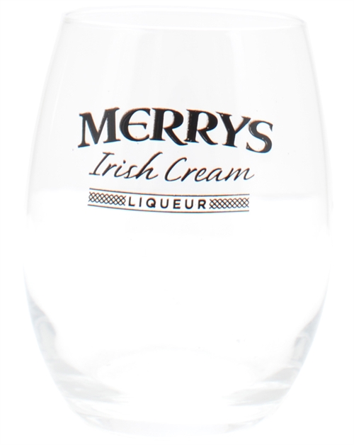 Merrys Irish Cream Liqueur Glas med Logo - 1 stk.