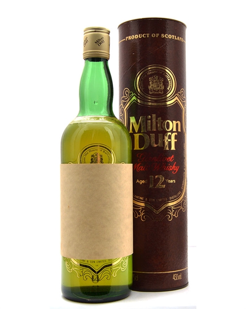Miltonduff 12 år Old Version Glenlivet Malt Scotch Whisky 70 cl 43%