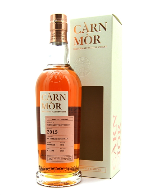 Miltonduff 2015/2022 Carn Mor 6 år Single Speyside Malt Scotch Whisky 47,5%