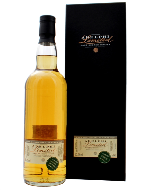 Miltonduff 1982/2023 Adelphi Limited 40 år Single Speyside Malt Scotch Whisky 70 cl 50,4%