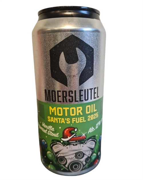 Moersleutel Motor Oil Santas Fuel 2025 Vanilla Imperial Stout Juleøl 44 cl 12%