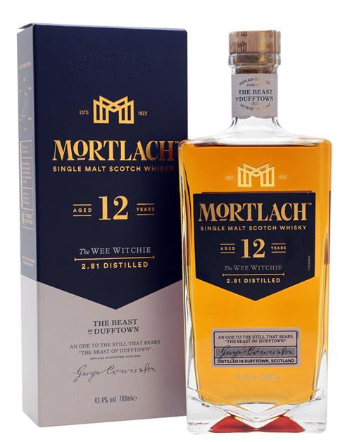 Mortlach 12 år The Wee Witchie Single Speyside Malt Whisky 43,4%