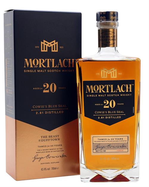 Mortlach 20 år Cowie´s Blue Seal Single Speyside Malt Whisky 43,4%