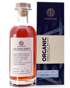 Mosgaard 8 år Whisky.dk 2026 PX Cask Single Malt Dansk Whisky 50 cl 58,5%