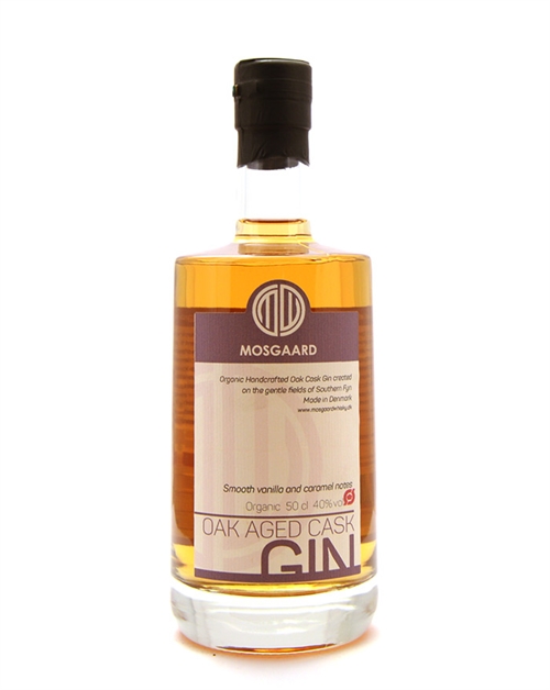Mosgaard Oak Aged Cask Premium Dansk Økologisk Gin 50 cl 40%
