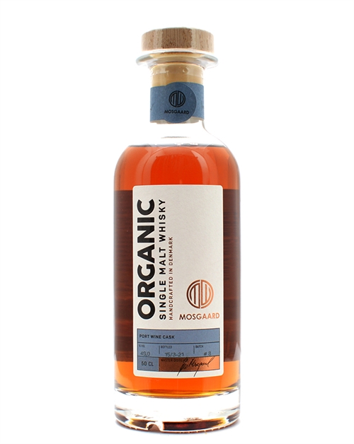Mosgaard Edition No 3 Port Wine Cask Økologisk Single Malt Dansk Whisky 50 cl 49%