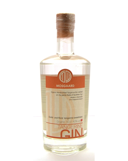 Mosgaard Tangerine Premium Dansk Økologisk Gin 50 cl 40%