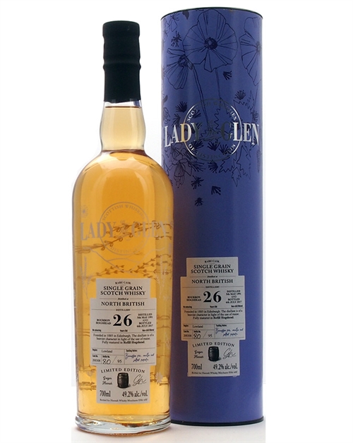 North British 1991 Lady of the Glen 26 yr Single Grain Scotch Whisky 