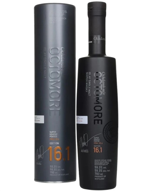 Octomore 16.1 Edition Bruichladdich 101.4 ppm Single Islay Malt Whisky 59,3%