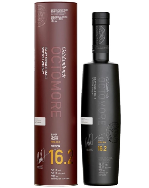 Octomore 16.2 Edition Bruichladdich 101.4 ppm Single Islay Malt Whisky 58,1%