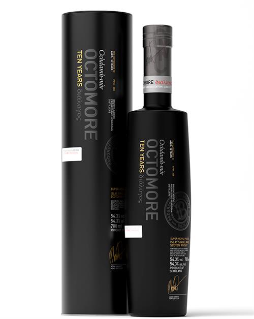 Octomore Dialogos 2009/2020 10 år 208 ppm Bruichladdich Single Islay Malt Whisky 70 cl 54,3%