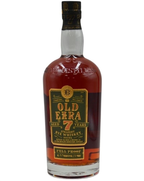 Old Ezra 7 år Full Proof Straight Rye Whiskey USA 57%