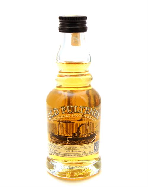 Old Pulteney Miniature 12 år Single Malt Scotch Whisky 5 cl 40%