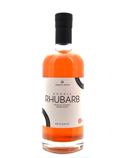 Organic Spirits Nordic Rhubarb Økologisk Premium Danish Likør 70 cl 16,4%