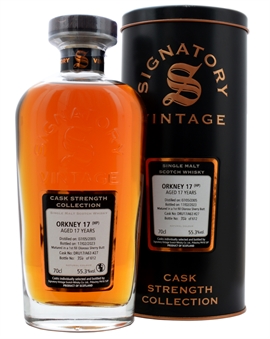 Orkney 17 (HP) 2005/2023 Signatory Vintage 17 år Cask #27 Single Malt Whisky 70 cl 55,3%