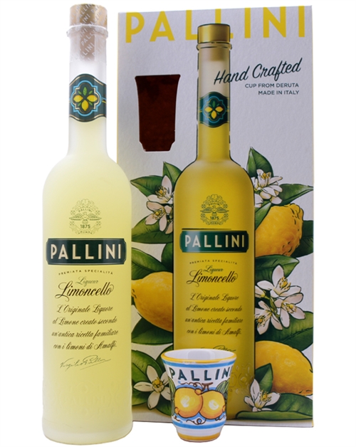 Pallini Limoncello med 1 keramikkop Italien 50 cl 26%