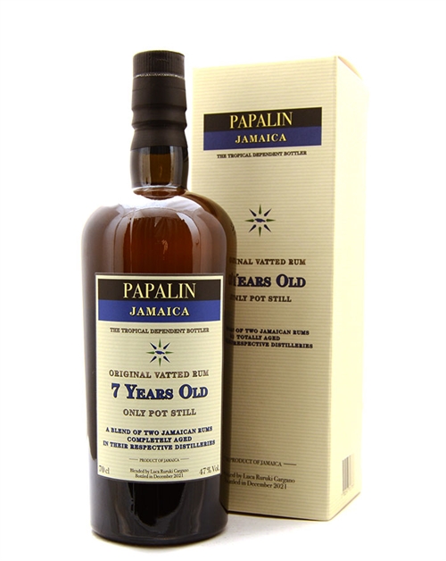 Papalin Original Vatted 7 år Pot Still Jamaica Rom 70 cl 47%