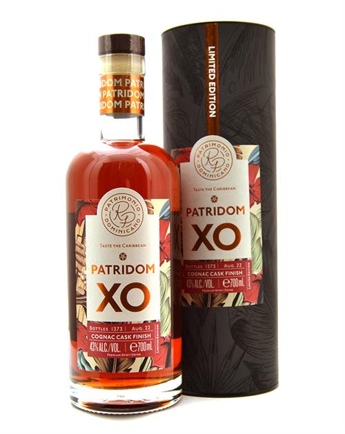 Patrimonio Dominicano Patridom XO Cognac Cask Finish Limited Edition Caribbean Rom 43%