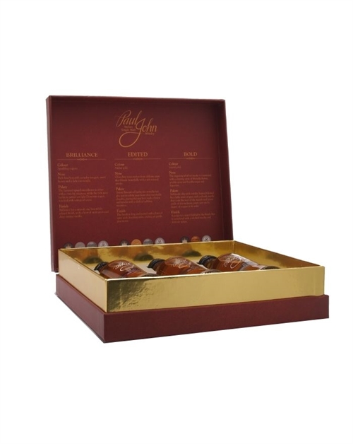 Paul John Gavesæt Miniflaske 3x5 cl Indian Single Malt Whisky 46 procent alkohol