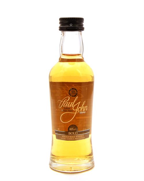 Paul John Miniature Bold Peated Indian Single Malt Whisky 5 cl 46%