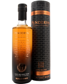 Penderyn Icons of Wales No. 12 Copperopolis Sweet Red Wine Finish Single Malt Welsh Whisky 46%