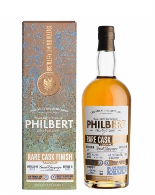 Philbert Sherry Cask 2012/2017 Rare Cask Finish 5 år Single Estate Fransk Cognac 70 cl 41,5%