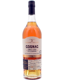 Pierre Vallet 2007 Cognac Cask 399 Single Cask Petite Champagne 70 cl 42%