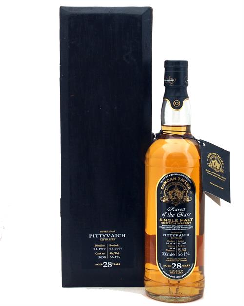 Pittyvaich 28 år Duncan Taylor Single Speyside Malt Whisky 56,1%