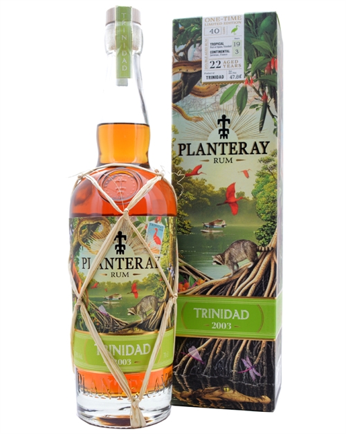 Planteray 22 år Terravera Trinidad 2003 Vintage Collection No. 3 Rom 47,8%