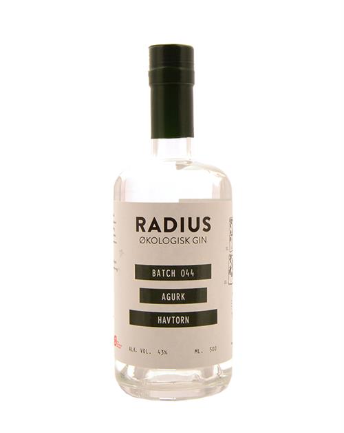 Radius Batch No. 044 Agurk Havtorn Dansk Økologisk Gin 50 cl 43%