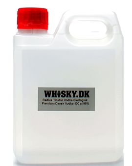 Radius Tinktur Vodka Økologisk Premium Dansk Vodka 100 cl 96%