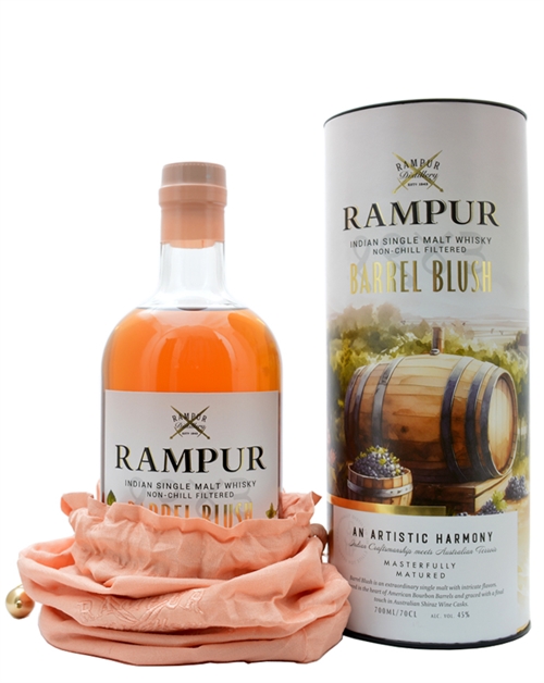Rampur Barrel Blush Single Malt Indisk Whisky 70 cl 45%