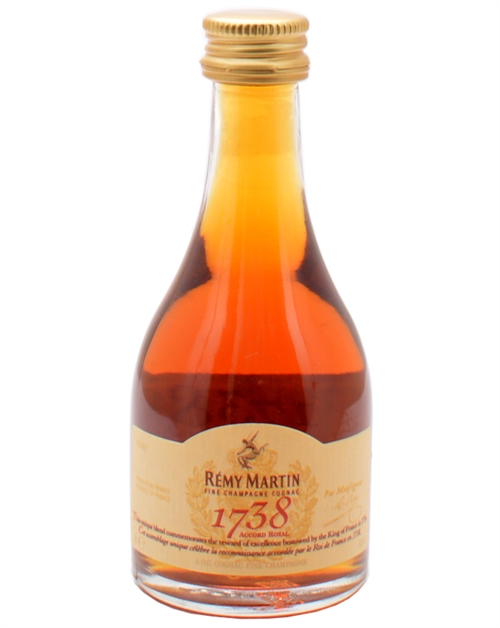 Remy Martin Miniature 1738 Accord Royal Fransk Cognac 5 cl 40%