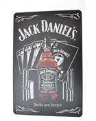 Retro Metalskilt - Jack Daniel's Jacks are better